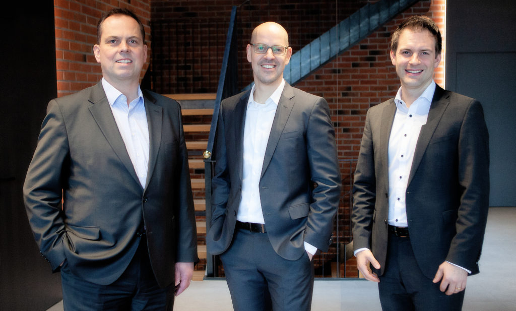 from left side to right side: Dr. Friedrich Tegel, Dr. Konstantin Petropoulos, Philipp Karbach